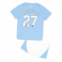 Manchester City Matheus Nunes #27 Domaci Dres za djecu 2023-24 Kratak Rukav (+ Kratke hlače)